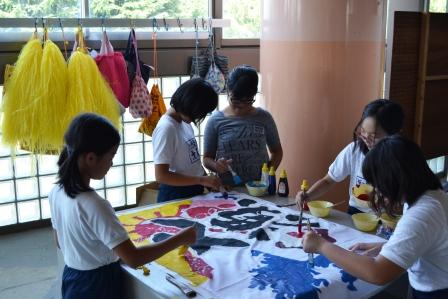 よさこいソーラン節大漁旗できました 深谷市立桜ヶ丘小学校